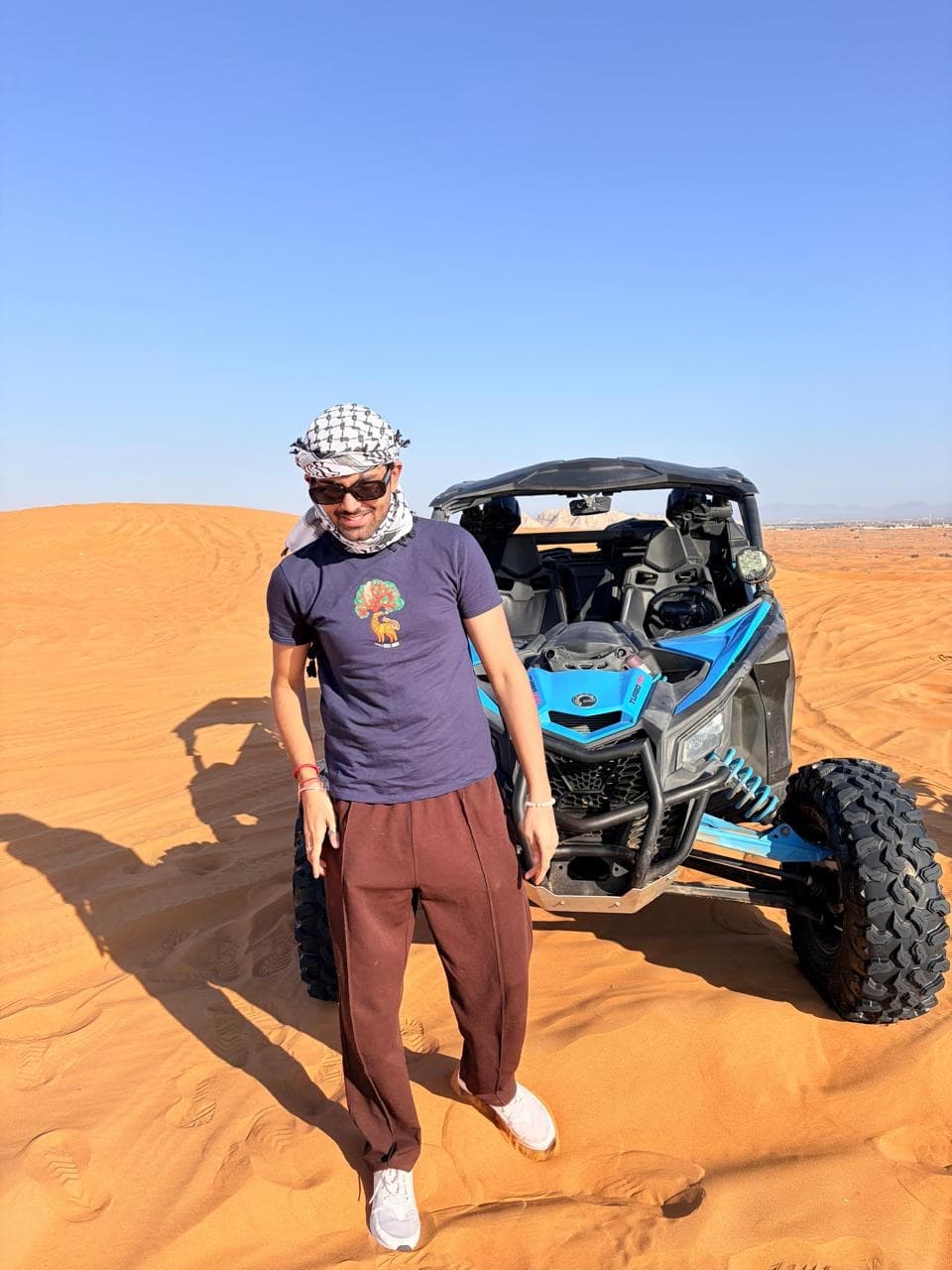 A zerith teammate out in the desert